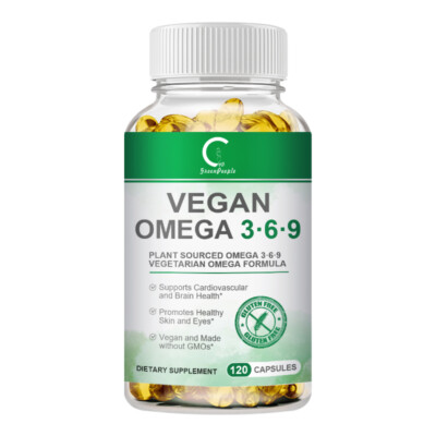 Omega 3-6-9 Capsules Support Cardiovascular Health,Brain Health,Boost Immune