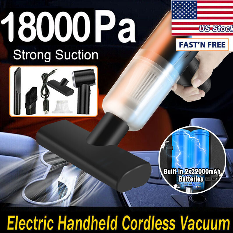 3 in 1 Upgrade Car Vacuum Cleaner 18000Pa Wireless Handheld Rechargeable Mini