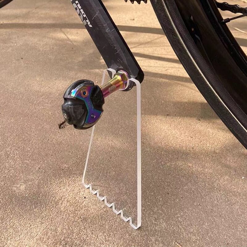 Clear Acrylic Stand Portable Bike Stand For Brompton Adjustment Repair