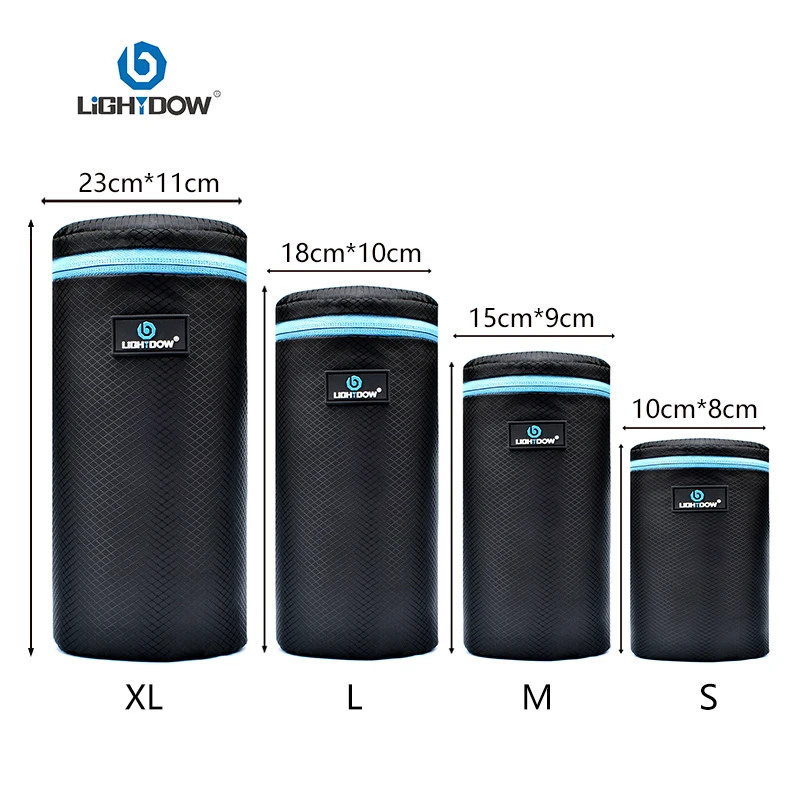 4 Size High Quality DSLR Soft Protector Camera Lens Bag Pouch Carry Bag Case S