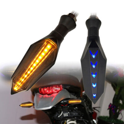 2X Motorcycle LED Turn Signals Blinker Light Indicator Amber Lamp Universal