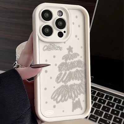 Christmas Tree Gift Back Case ShockProof Phone Cover For OPPO VIVO Infinix Tecno