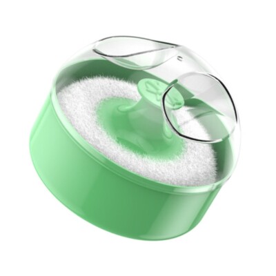 Powder Puff with Case Body Cosmetic Powder Puff Empty Loose Powder Box