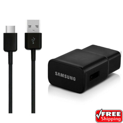 NEW Samsung Fast Charger USB Type C Cable Galaxy A10e A20 A50 Black ATT T-Mobile