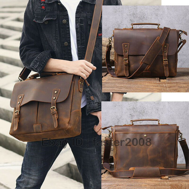 Nice leather computer bag cheap