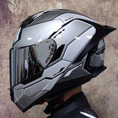 DOT Dual Lens Motorcycle Helmet Bluetooth ATV On Road Motocross Full Face Helmet