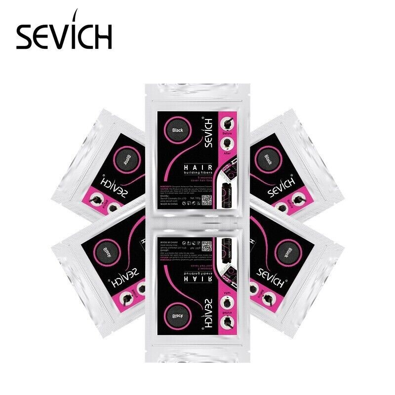 Sevich Hair Building Fiber Powder Thickening Fibers Hair Loss Treatment 100g US