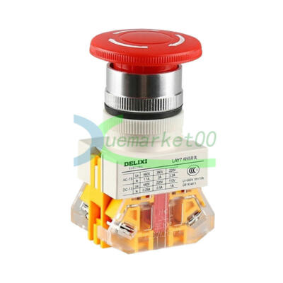 1PCS NEW DELIXI Emergency Button Switch LAY7-11ZS