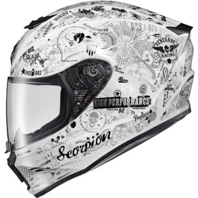 Scorpion EXO-R420 Helmet Lightweight Removable Liner DOT SNELL M2015 XS-4XL