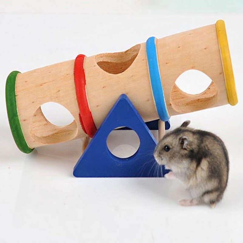 hamsters-wood-tunnel-tube-wooden-nest-cage-colorful-seesaw-small-pet-toy-channel