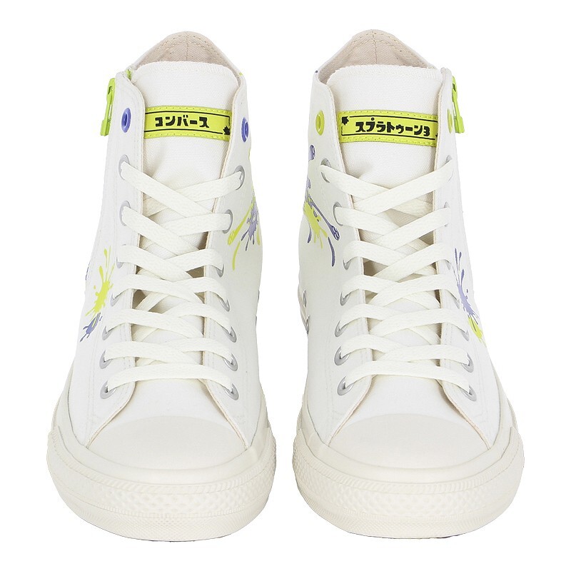 Pre-owned Converse X Splatoon3 Collabo Sneakers All Star Z Hi White 5in-10in Japan