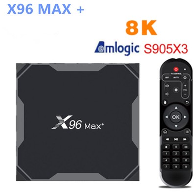 X96 MAX+ Amlogic S905x3 TV BOX Android 9.0 8K WIFI Media Player 1000M H.265