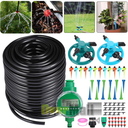 Garden Lawn Sprinkler System Watering Spray Irrigation System Water Spike