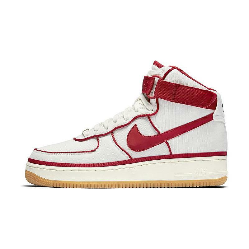 Pre-owned Air Force Size 7.5/9/12.5/13/14 Men  1 High 07 Lv8 806403 101 Red Bone White