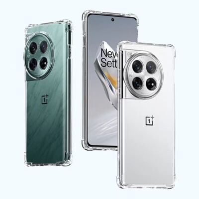 For OnePlus 12 12R 11 10T 10 Nord ACE2 Slim Clear Shockproof TPU Back Case Cover