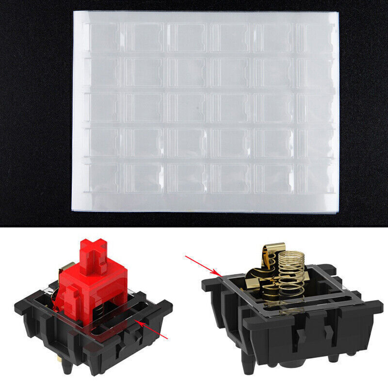 120PCS Switch Films Reducing Movement For Mechanical Keyboard HTV MX Switch Film