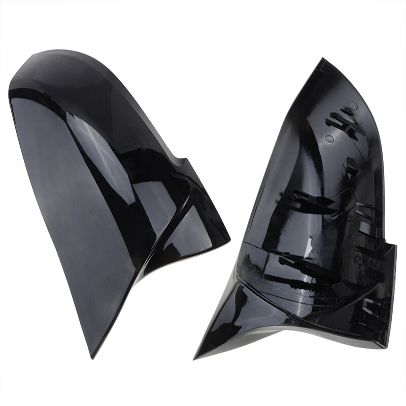 2x Black M3 Style Mirror Cover Caps For BMW F30 F31 320i 328i 330i 335i 340i