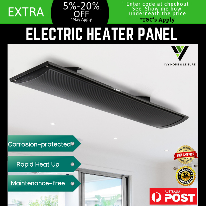 Details About New Electric Patio Indoor Outdoor Heater Wall Heat Panel Ceiling Mount Infrared