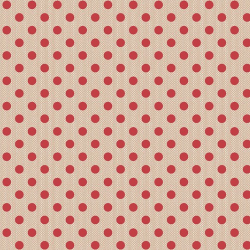 Quilting Fabric TILDA Creating Memories Polkadot Red 50x55cm FQ