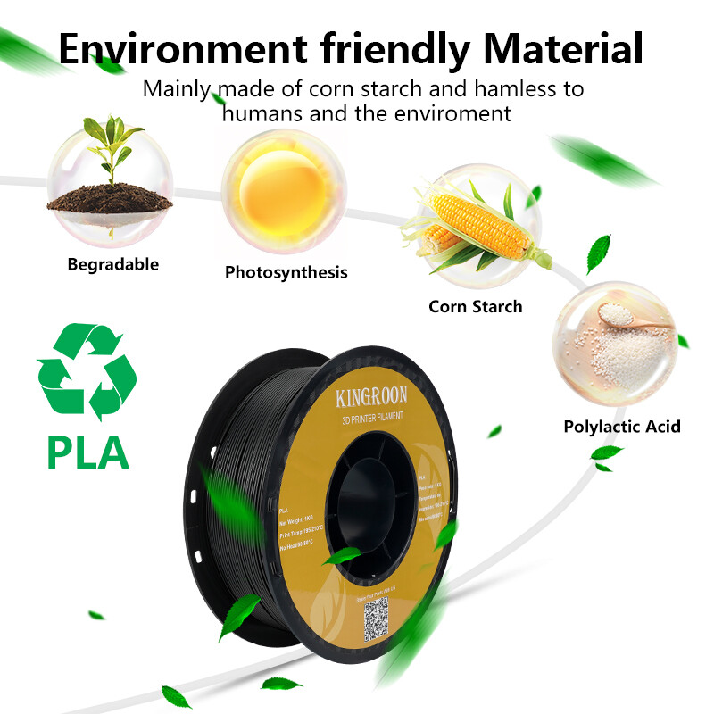 5KG 3D Printer Filament PLA 1.75 mm Lot FDM Consumables 1KG Roll Spools Bundles