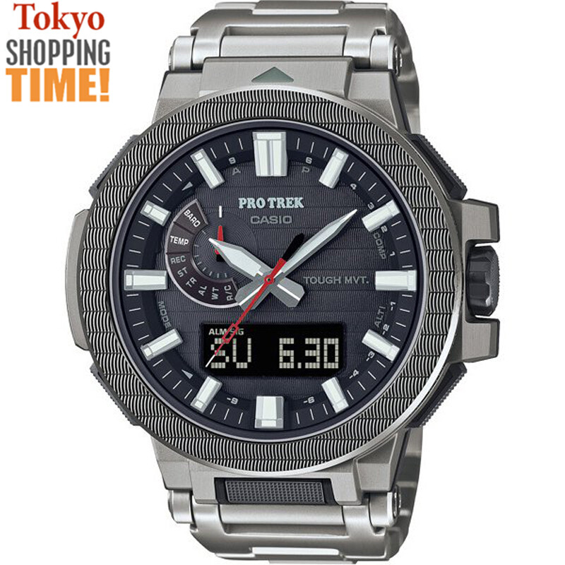 Pre-owned Casio Pro Trek Manaslu Prx-8001yt-7jf Knife Ridge Solar Men Watch Limited Series