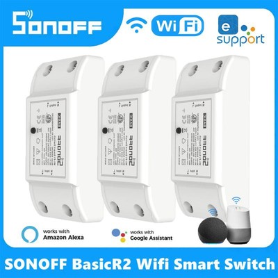 SONOFF Outlets BasicR2 Wifi Breaker Switch Smart Wireless Remote Controller DIY