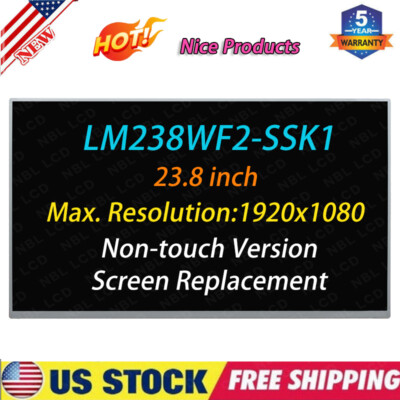 For Dell A340-24IGM AIO Replacement 23.8'' LCD Screen Display Panel 1920×1080 A+