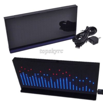 Professional AS1424 LED Music Audio Spectrum Sound Level Meter Display Analyzer