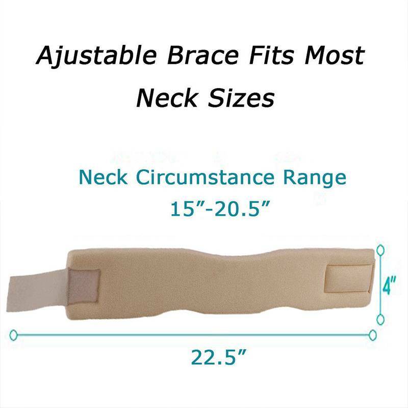 Adjustable Neck Brace Support Wrap Soft Foam  Cervical Collar Neck Pain Relief
