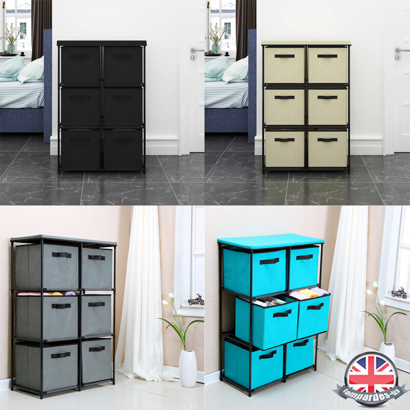 Storage Organizer Uk Shelving Hanging Home Cupboard Rail Canvas