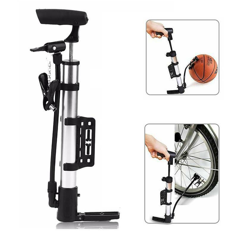 Hand Sport /& Cycling Bicycle Air Pump Ball Basketball Soccer Bike Tyre Inflator@