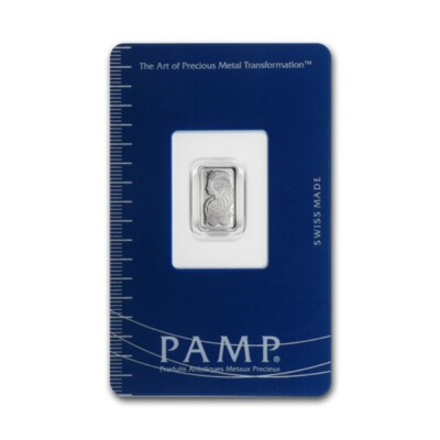Lingotin Platine 1 Gramme 999/1000 PAMP