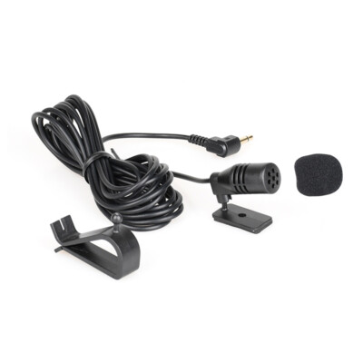 MINI Car Audio Microphone 3.5mm Jack Plug Mic Mono Wired External PC Microp-'h