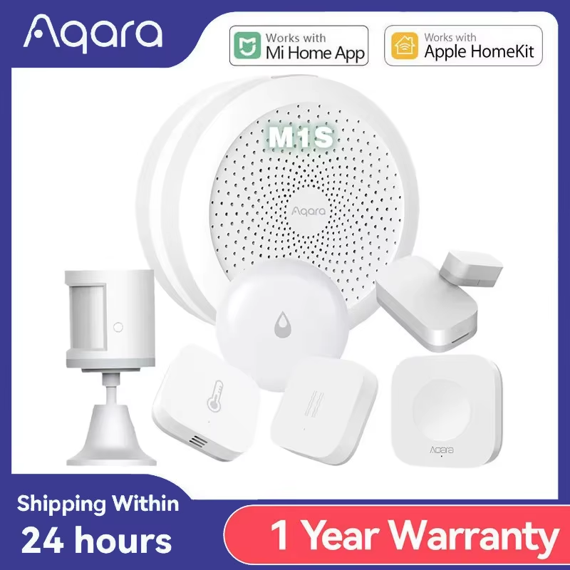 Smart Home Kit Gateway M1S Hub Human Body Wireless Switch Temperature Water Sen