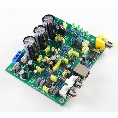 Digital Analog Converter Board USB coaxial DIY Kit CS8416 with CS4398 101Wto130W