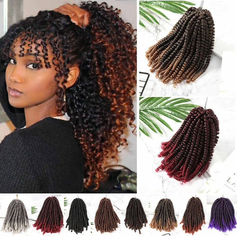 Real Natural Twist Braiding Short Spring Twist Crochet Short Hair