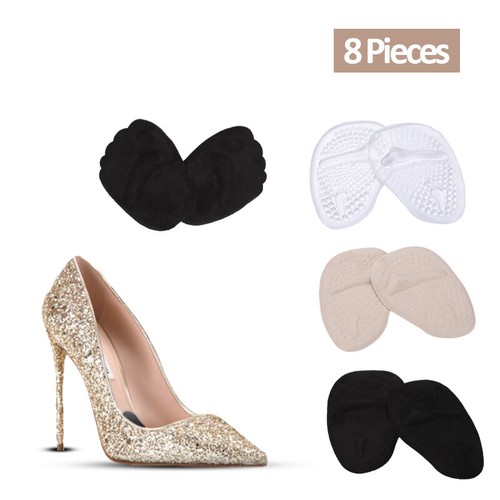 4 Pairs Sof Comfort Ball Of Foot Cushions Insert Insoles