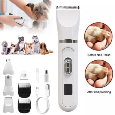 Maquinilla Maquina De Cortar Afeitar Pelo De Perros Mascotas Set Kit Recargable