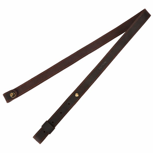 Tourbon Buffalo Leather Rifle Sling Shotgun Strap+Metal Swivels Set Shooting USA