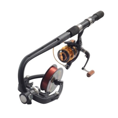 Fishing Reel Line Spooler Winder Machine Station System Spinning Casting Spool