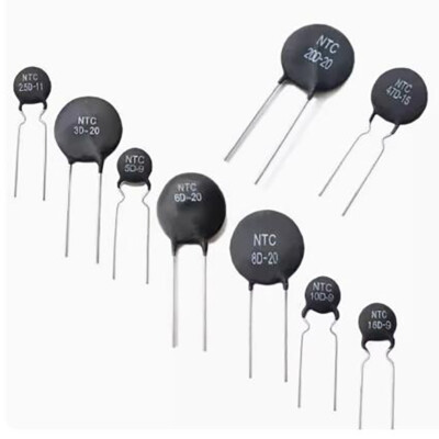 10 Pcs NTC 2.5D/3D~47D -7/9~20 Black Thermistor Negative Temperature Coefficient