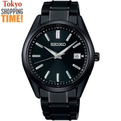 Seiko Selection SBTM343 Solar Radio Atomic Sapphire Titanium Men Watch New Box