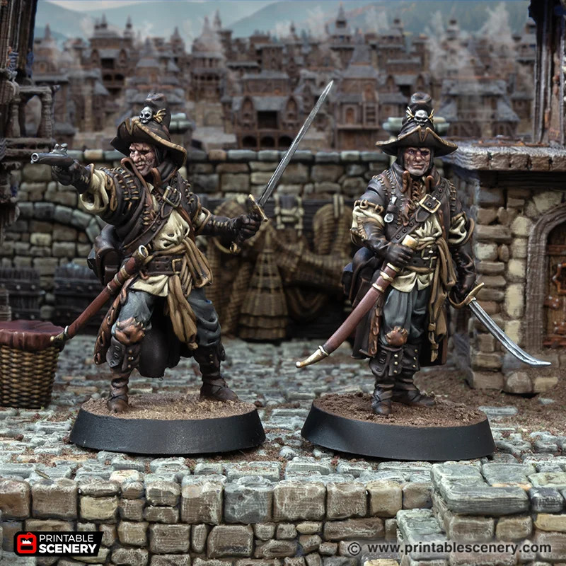 High Inquisitor – Dalton Steadman | 32mm RPG Miniature | Printable Scenery