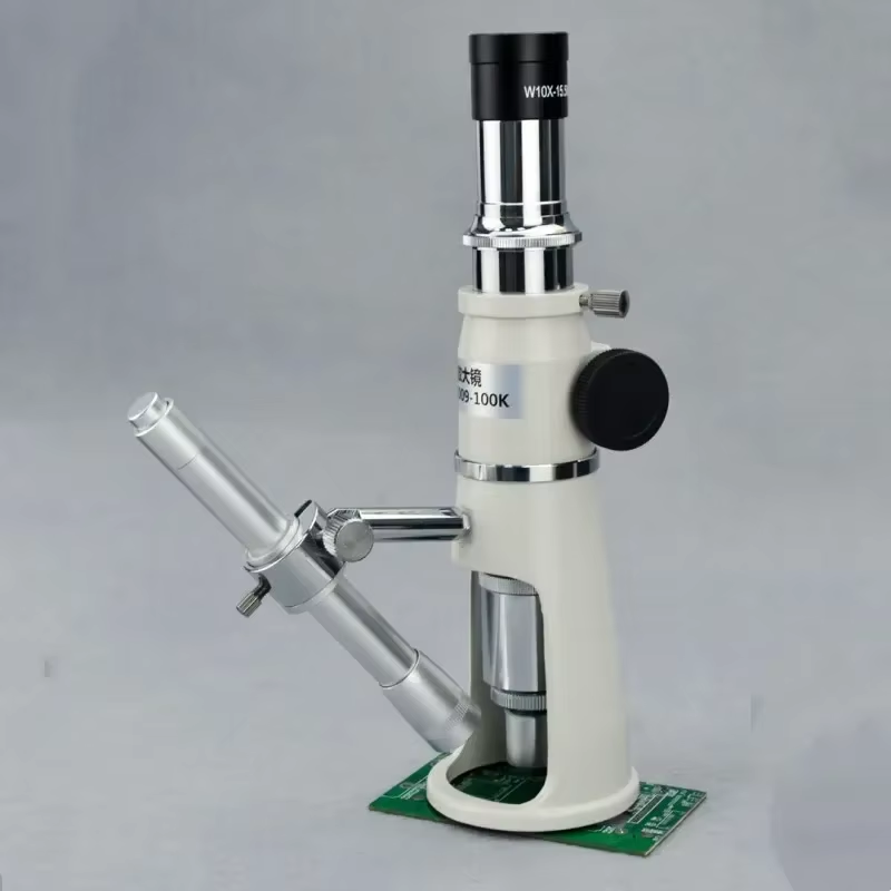 Upgrade Magnifying Glass With Scale Hundredfold Mirror With Ruler Microscope Wit