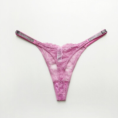 Women's Sexy High-Cut G-String Thong T-Back Panties Lingerie Lace Undergarments