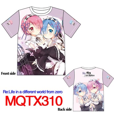 Re:Zero kara Hajimeru Isekai Seikatsu Rem Ram short Sleeve Unisex T-shirt