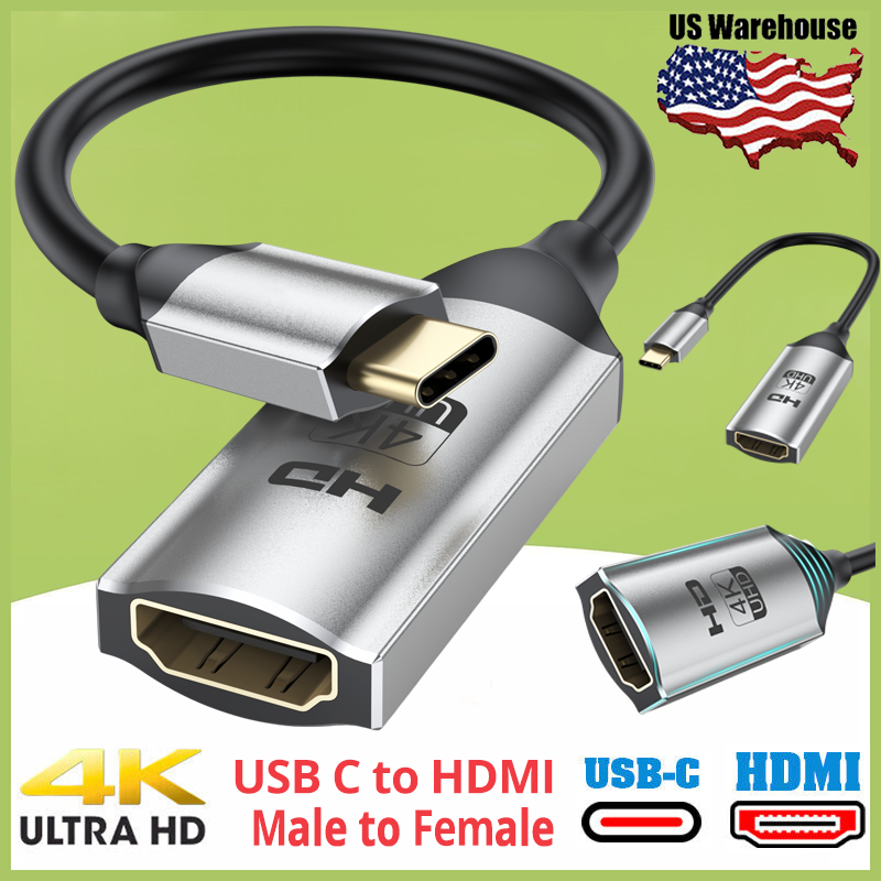 Type C USB C to 4K HDMI Adapter Cable For Macbook Pro Samsung Galaxy Tablet MHL