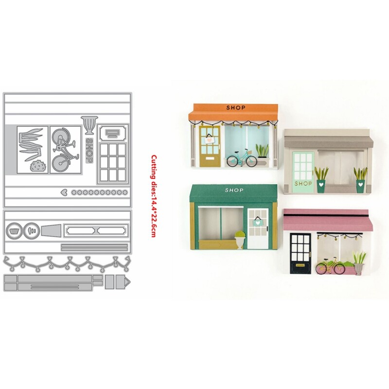 Rechteck Rund Rahmen Metall Stanzformen Stempel Diy Scrapbooking Handwerkskarte