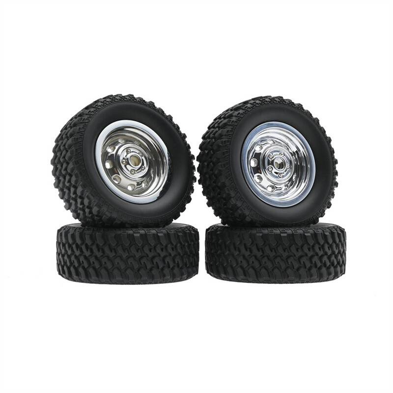 4Pcs Remote Control Wheels Tire for MN78 1/12 RC Car Spare Parts