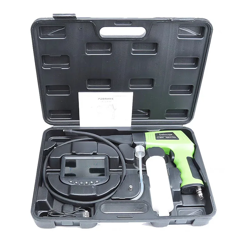 LCD visual car air conditioner cleaning gun endoscope evaporator spray gun tool